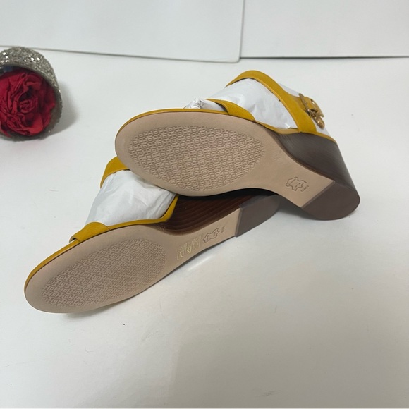 Tory Burch Mini Benton Wedged Sandal In Gold Finch -New In Boxes - Duplicate - Picture 14 of 14